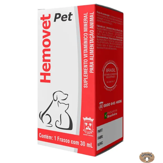 Hemovet Pet 30Ml Vilavet