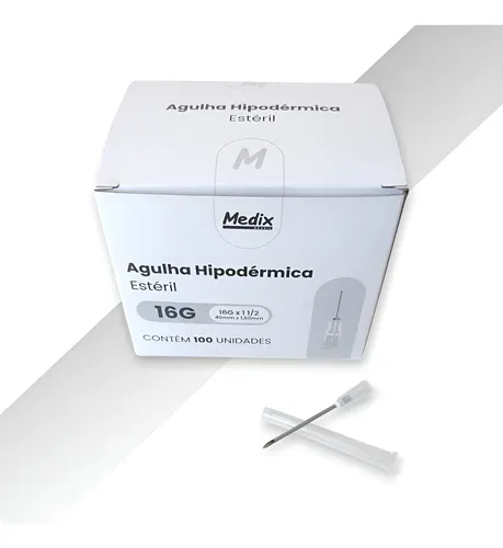 Agulha Branca 1,6X40Mm
