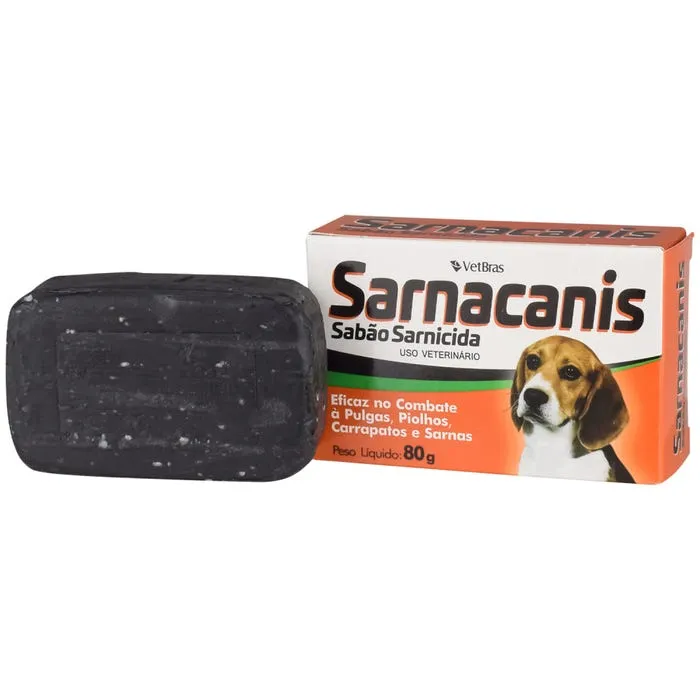 Sabonete Sarnicida Sarnacanis 80G