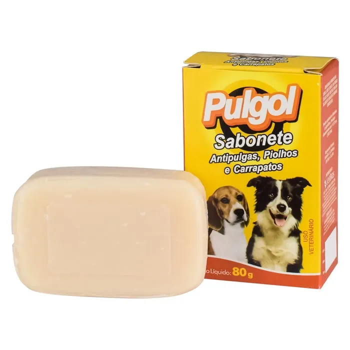 Sabonete Antipulgas Pulgol 80G Vetbras Pet(E)